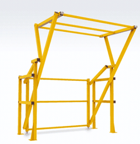 Rollover Gates, Altivo steel mezzanine render