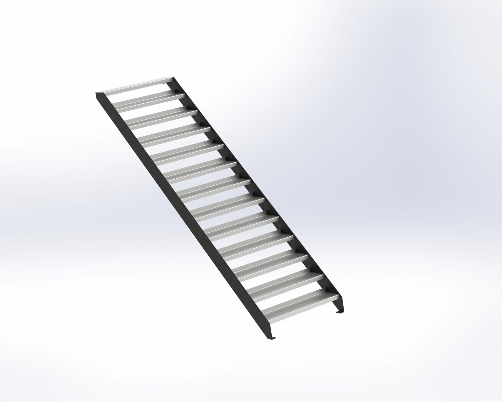 Steel Mezzanine Stairs, Altivo